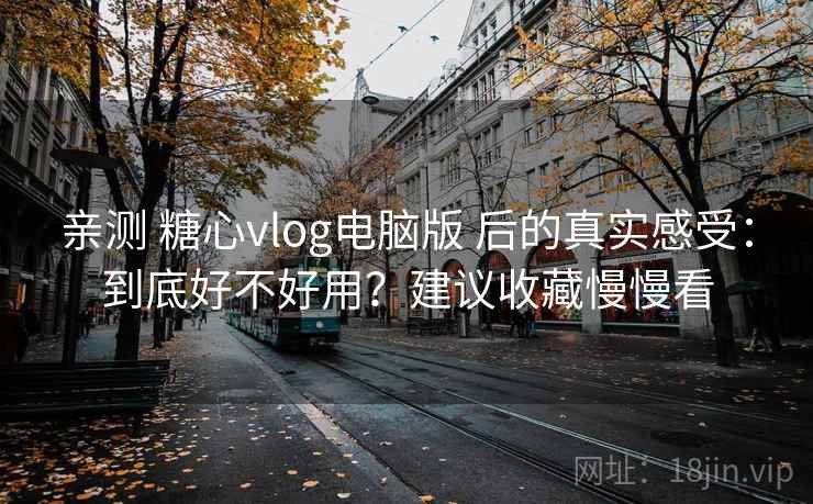 亲测 糖心vlog电脑版 后的真实感受：到底好不好用？建议收藏慢慢看