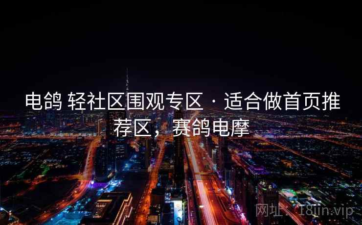 电鸽 轻社区围观专区 · 适合做首页推荐区，赛鸽电摩