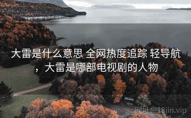 大雷是什么意思 全网热度追踪 轻导航，大雷是哪部电视剧的人物