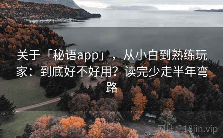 关于「秘语app」，从小白到熟练玩家：到底好不好用？读完少走半年弯路